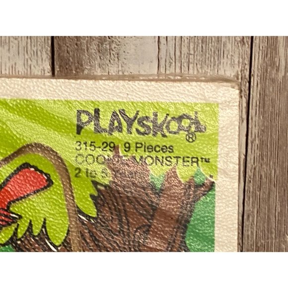 Playskool Jigsaw Muppets Cookie Monster Wooden Toy Puzzle Sesame Street 315-29 - Picture 4 of 8